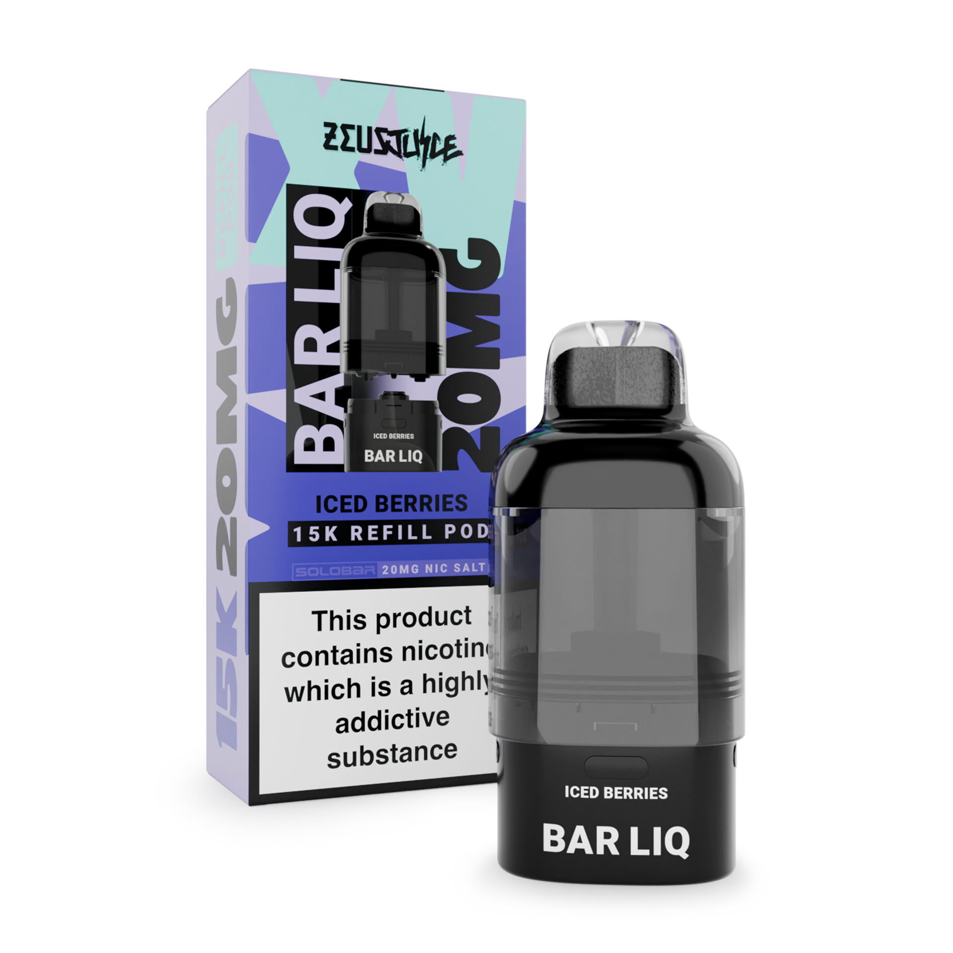 20mg-iced-berries-20mg-bar-liq-xv-replacement-pod-white Barliq XV Iced Berries Prefilled Pod